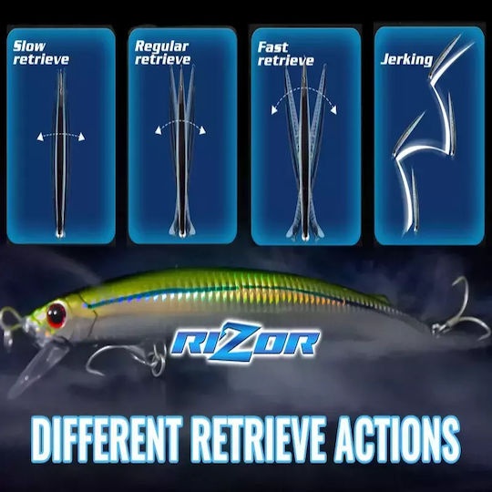 Rizor Artificial Bait Minnow 19cm/36g #03 Joker Green