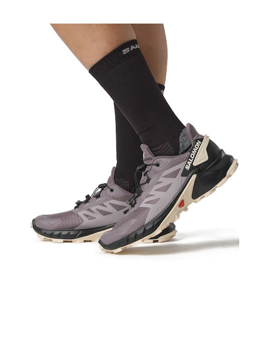 Salomon Alphacross 4 Γυναικεία Trail Moonspace / Black / Peach
