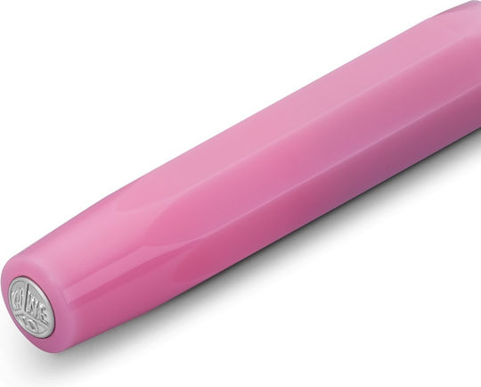 Kaweco Frosted Sport Writing Pen Fine Pink made of Plastic with Blue Ink