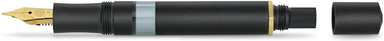 Kaweco Sport Al Fountain Pen Black with Black Ink