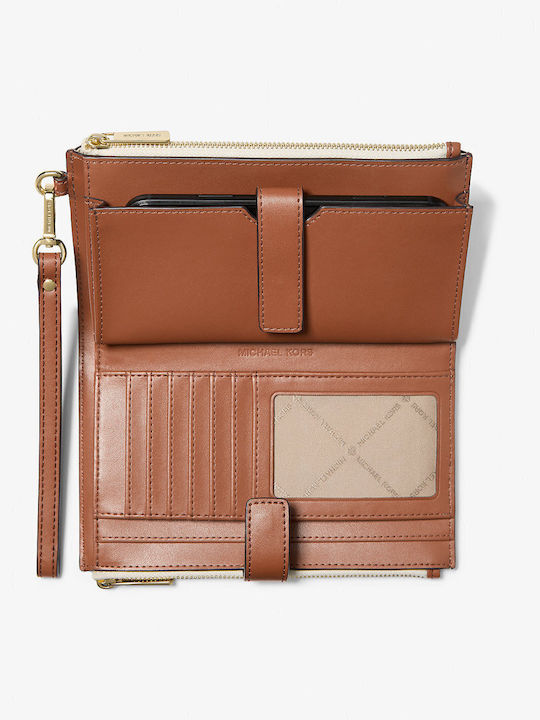 Michael Kors Wristlet Μεγάλο Δερμάτινο Γυναικείο Πορτοφόλι Λευκό Michael Kors Wristlet Μεγάλο Δερμάτινο Γυναικείο Πορτοφόλι Λευκό