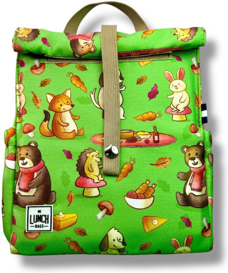 The Lunch Bags Σχολικό Ισοθερμικό Τσαντάκι Φαγητού Χειρός 5lt Μπεζ 21x16x24cm