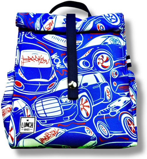 The Lunch Bags School Insulated Shoulder Lunch Bag 5 Litre Racers 21x16x24cm