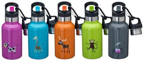 Carl Oscar Sticlă Pentru Copii Termos Oțel Inoxidabil Antivărsare Verde 350ml