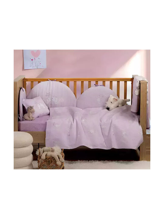 Nef-Nef Homeware Best Friends Комплект Бебешки Чаршафи За Количка Памучни Nef-Nef Homeware Best Friends Комплект Бебешки Чаршафи За Количка Памучни
