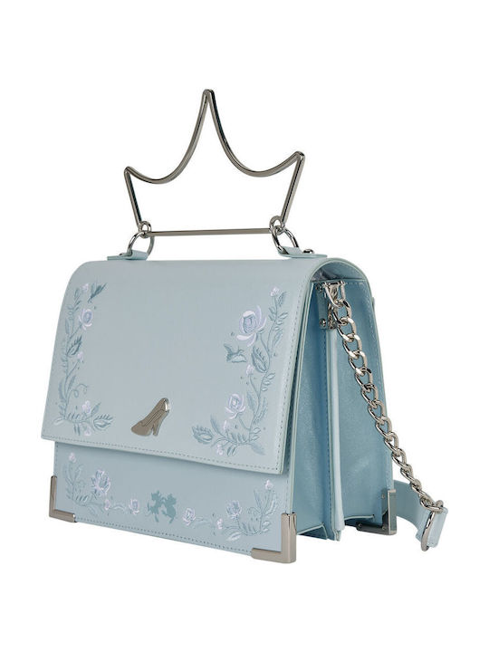 Loungefly Cinderella Kinder Rucksack Umhängetasche Blau 22.86cmx7.62cmx20.32cmcm Loungefly Cinderella Kinder Rucksack Umhängetasche Blau 22.86cmx7.62cmx20.32cmcm