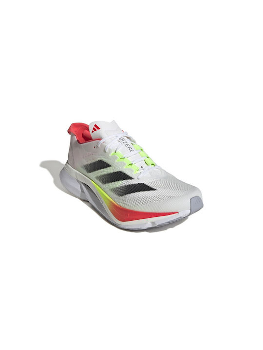 Adizero Boston Sport Shoes Running Ftwr White / Core Black / Lucid Red