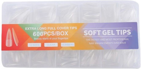 Sfaturi pentru unghii Transparente 600buc t02116631-3