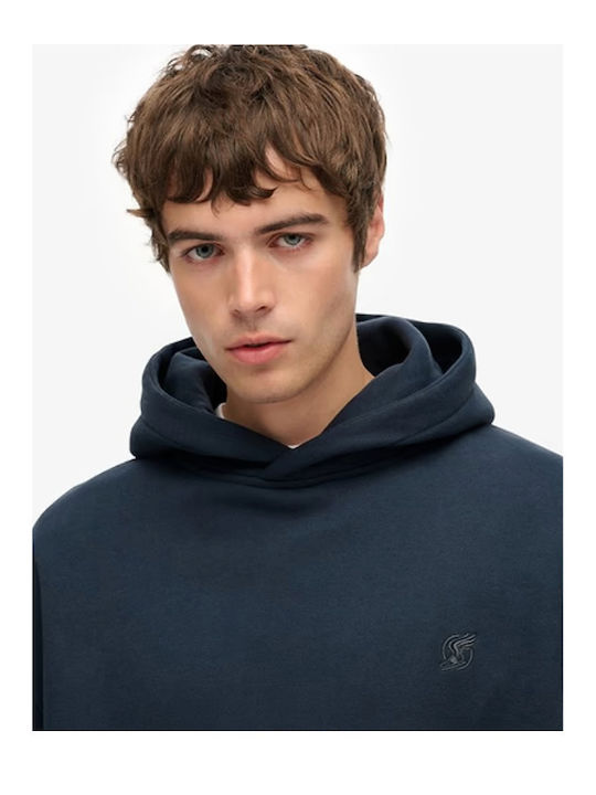 Sweatshirt with Hood Blueberry Navy