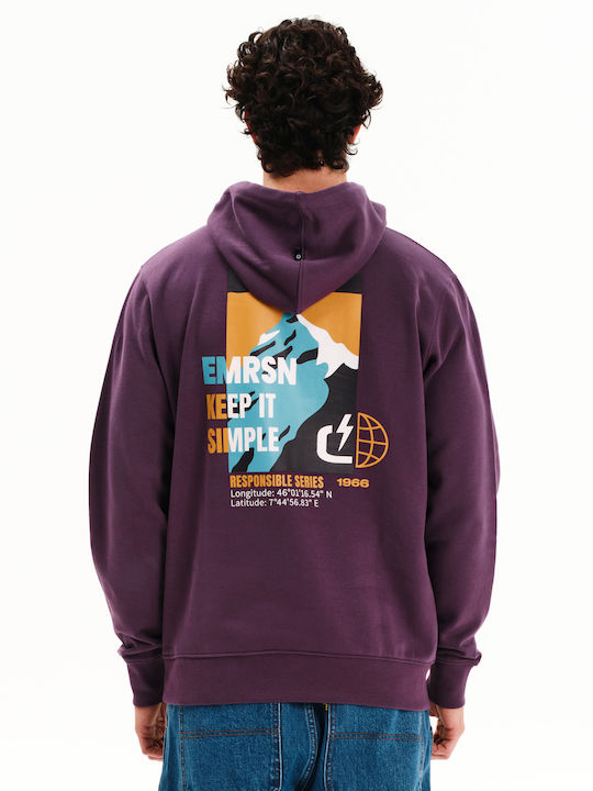 Hooded Sweatshirt Grape-Purple