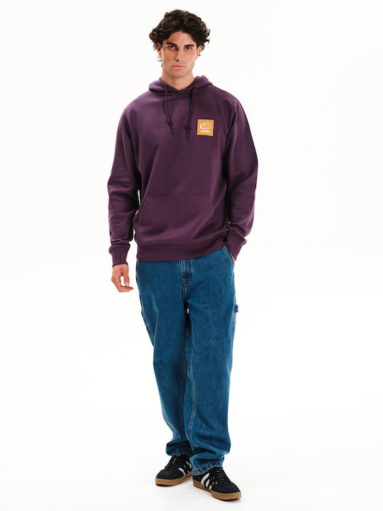 Hooded Sweatshirt Grape-Purple