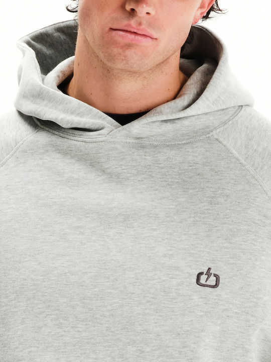 Graues Sweatshirt mit Kapuze 252.EM20.51