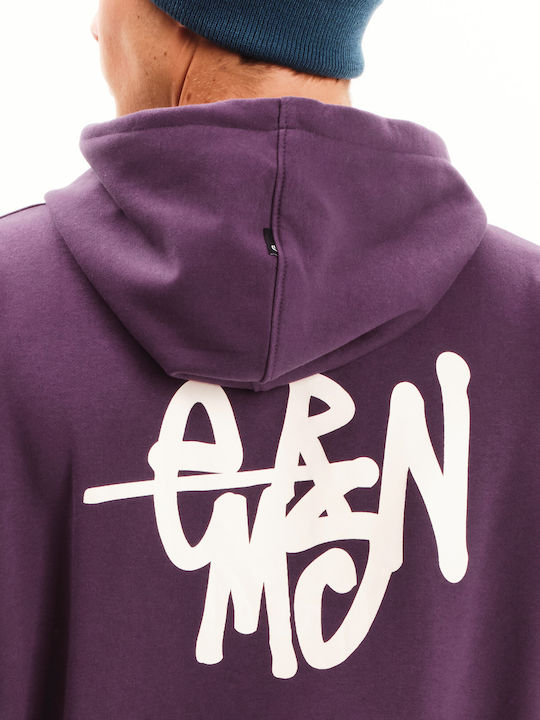 Hooded Purple Sweatshirt