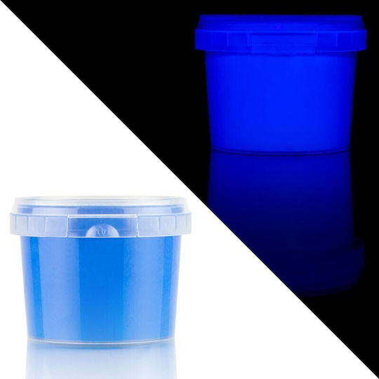Leuchtende In Der Dunkelheit Phosphoreszierende Farbe, Die Blau Leuchtet