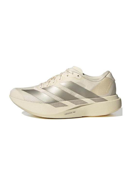 Adizero EVO SL Femei Pantofi sport Alergare Wonder White / Cyber Met. / Warm Vanilla