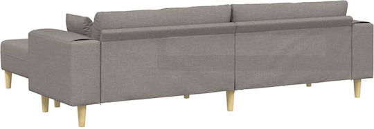 Canapea Patru Locuri Taupe 250x188x76 cm