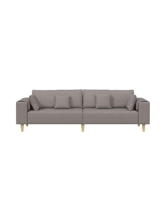 Τετραθέσιος Καναπές Taupe 250x77x76εκ. 3335148