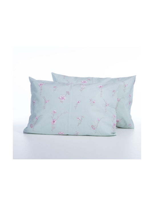 Nef-Nef Homeware Irida Kissenbezug mit Umschlagumschlag Pink 52x72cm.