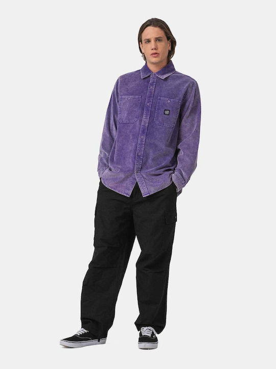 Long-sleeved Corduroy Shirt Purple Haze