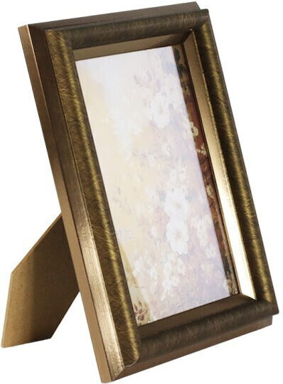 Viosarp Plastic Photo Frame with Gold Frame