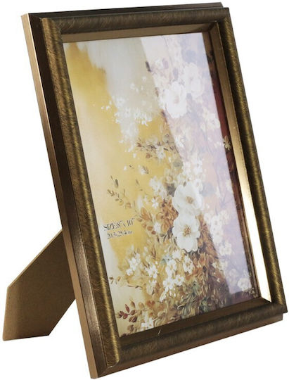 Viosarp Plastic Photo Frame With Gold Frame