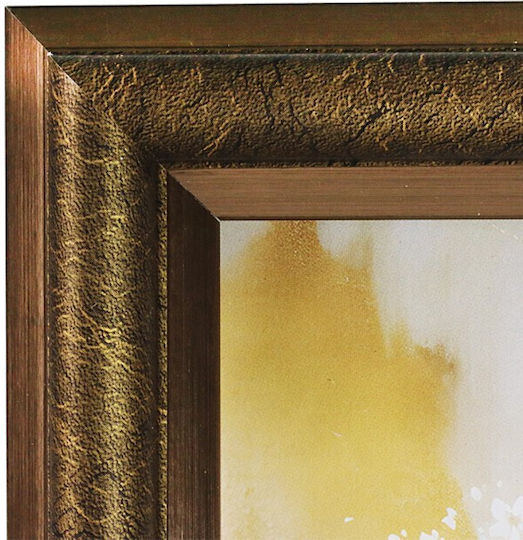 Viosarp Viosarp Kunststoff Fotorahmen mit Goldenem Rahmen