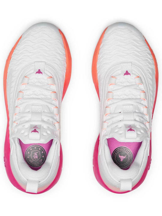 Project Rock 7 Γυναικεία Αθλητικά Παπούτσια Training White / Vivid Magenta