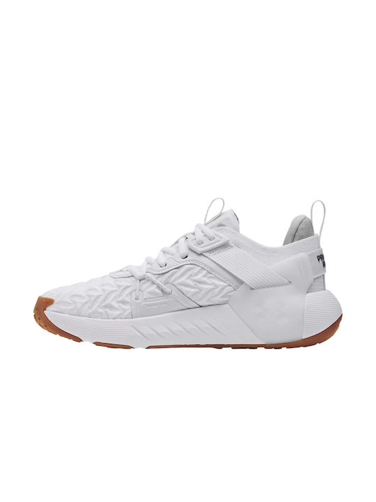 Under Armour Project Rock 6 Γυναικεία Training White / Halo Gray