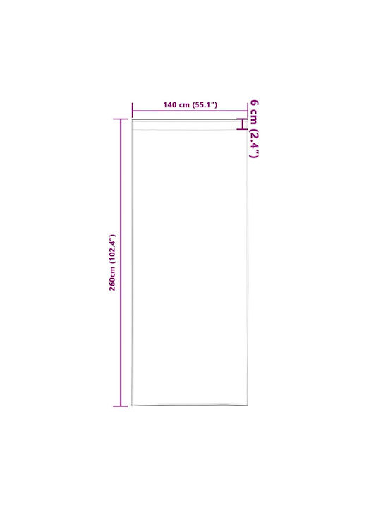 vidaXL Set Vorhänge Verdunkelung Fenster mit Bleistiftfalten Weiße 140x260cm