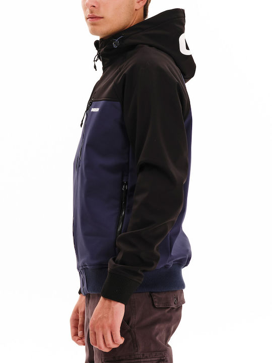 Raglan Bonded Winter Bomber Wasserdicht und Winddicht Blau / Schwarz