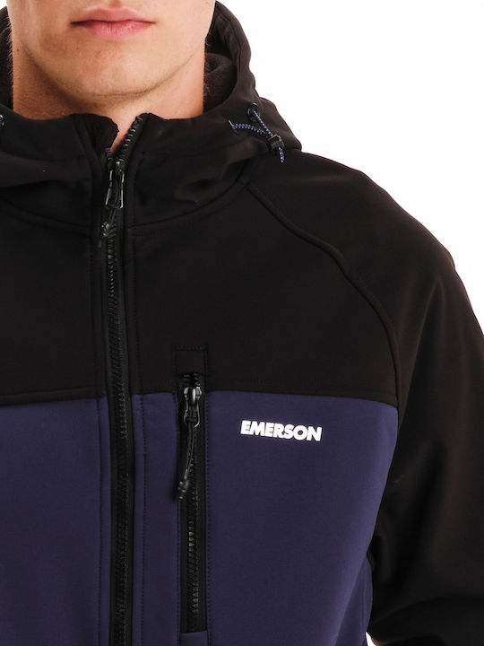 Raglan Bonded Winter Bomber Wasserdicht und Winddicht Blau / Schwarz