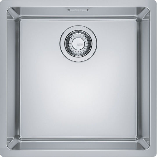 Franke Maris Mrx 110-40 Undermount Kitchen Sink Inox Satin Finish M40xP40cm Silver