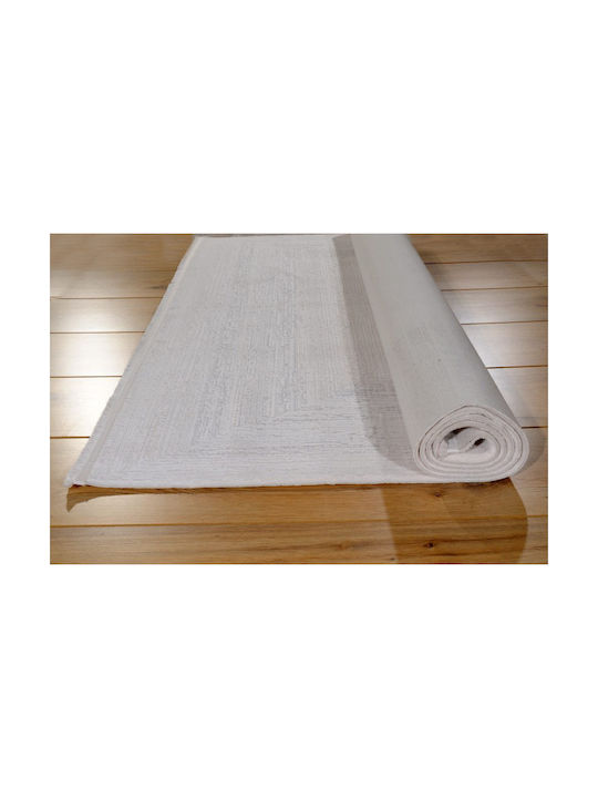 Tzikas Carpets Modern Bedroom Rugs Set White 212-0-355-72484-062 2pcs