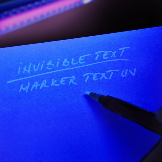 Marker Permanent Invizibil - Set de securitate UV