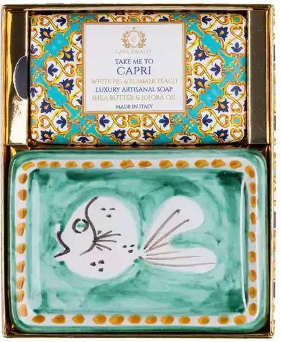 Set Cadou Săpun Artizanal Suport pentru Săpun Casa Amalfi Take Me To Capri 150 g
