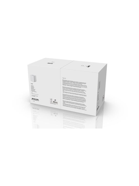Zone Denmark Θήκη για Χαρτομάντηλα Πλαστική Λευκή 13x13x15.1cm 36025