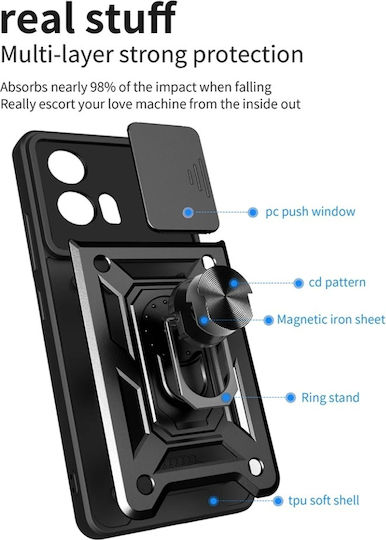 Umschlag Rückseite Schwarz (Motorola Edge 30 Fusion)