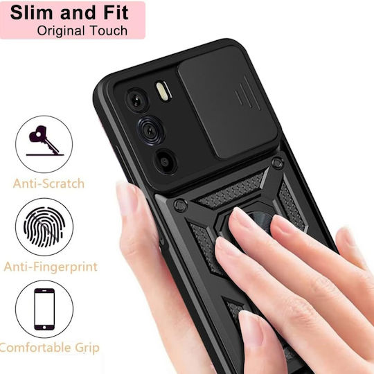 Umschlag Rückseite Schwarz (Motorola Edge 30)