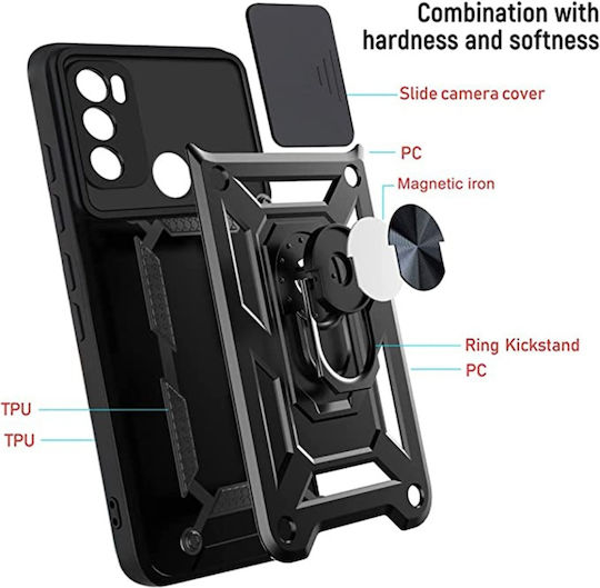 Back Cover Μαύρο (Moto E20)