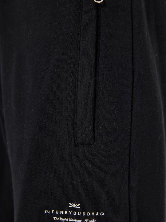 Sweatpants with Elastic Black