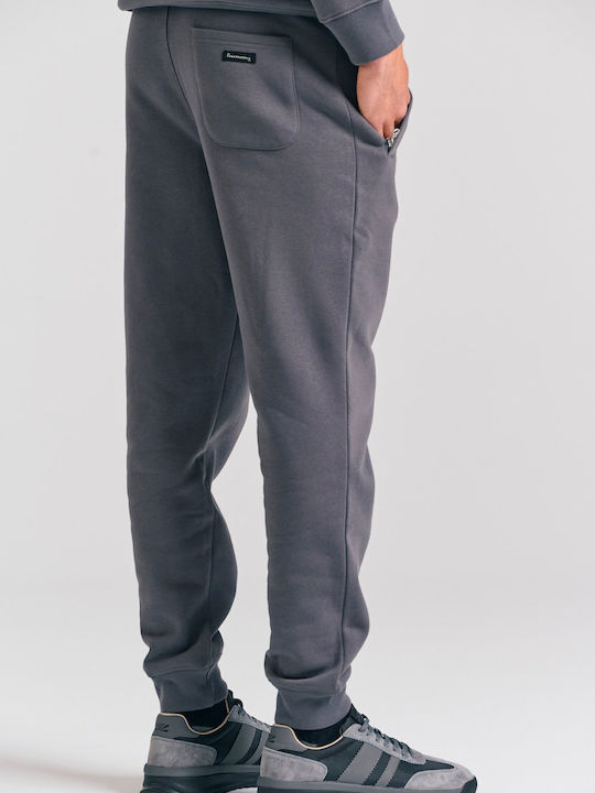Sweatpants with Elastic Gray
