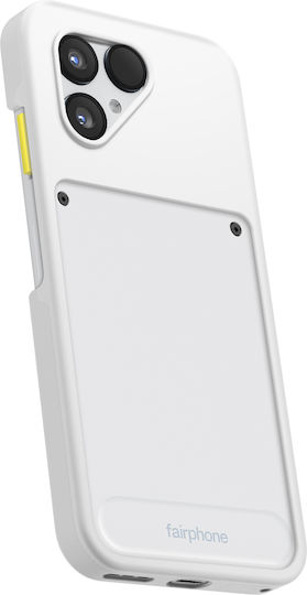 Fairphone Coque Originale Pour Fairphone 6 En Silicone Semi Rigide Contours Renforé White