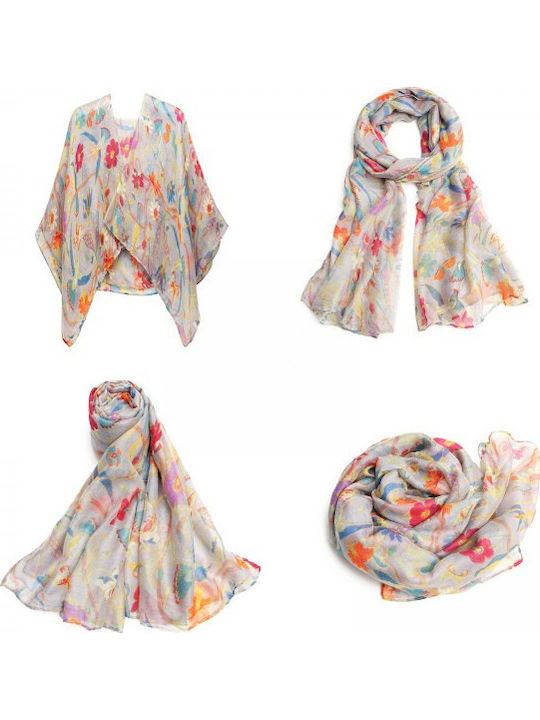 Women's Wool Scarf Gray
