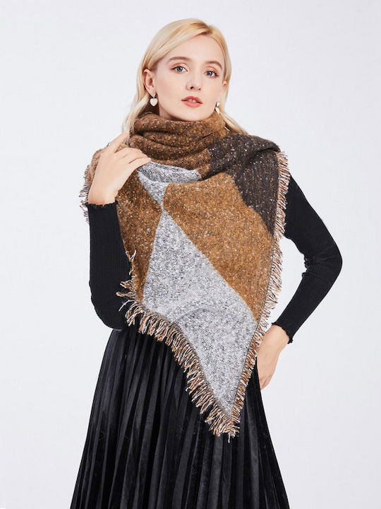 Women's Wool Scarf Brown