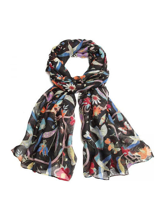 Women's Wool Scarf Black