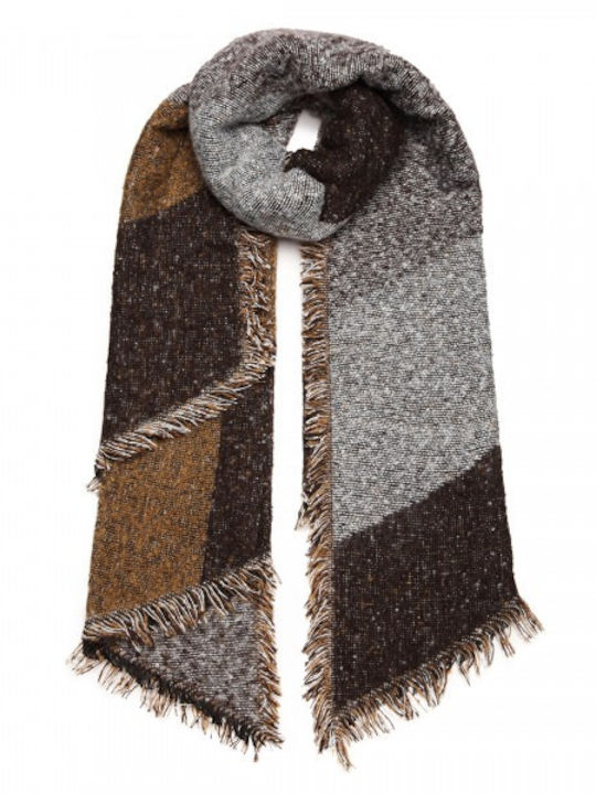 Women's Wool Scarf Brown