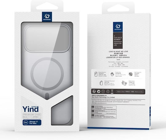 Dux Ducis Yind Back Cover Σιλικόνης / Πλαστικό Γκρι (iPhone 17 Pro Max)