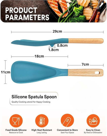 Uncle George Shallow Sauce Spoon Made of Silicone