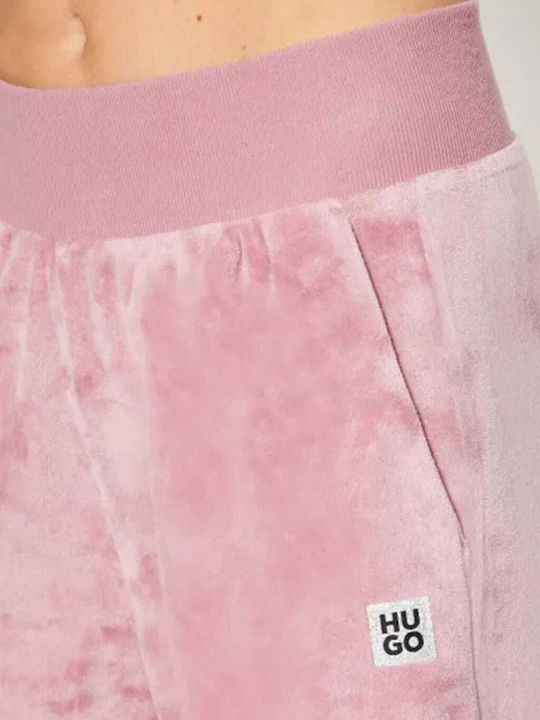Долнище на анцуг Велур Pink