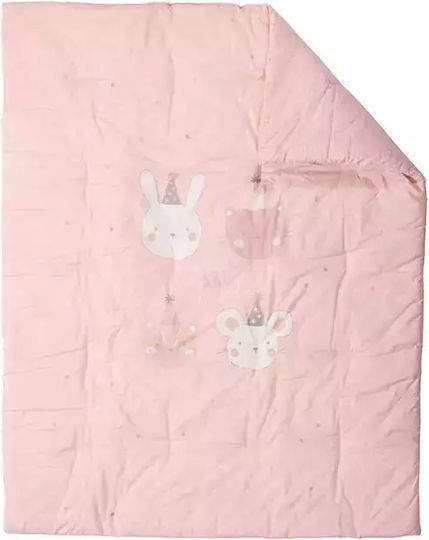 Nef-Nef Homeware Special Party Πάπλωμα Κούνιας Ροζ 110x140cm